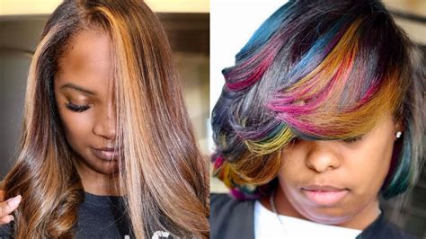 2022 Show Stopping Hair Color Ideas For Black Women Youtube