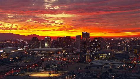 Downtown Phoenix Sunset May 2016from The Chopperguy Crew