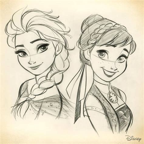 Check spelling or type a new query. Elsa and Anna sketch | Princess drawings, Disney princess ...