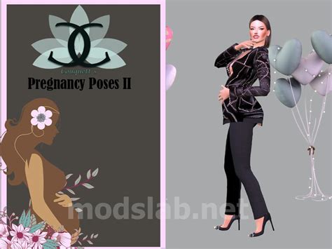 Download Couquetts Pregnancy Pose Ii For The Sims 4