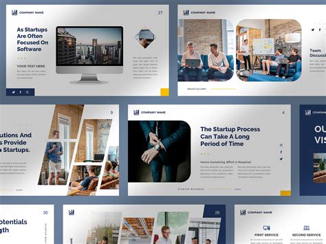 Business Clean Presentation Powerpoints Template By Robby Fathur On
