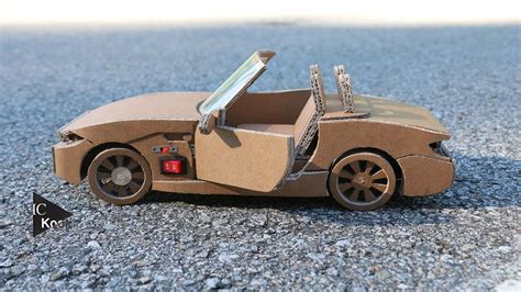Cardboard Car Cardboard Model Cardboard Sculpture Cardboard Crafts Bmw Z4 Diy Toys Car Rc