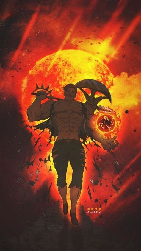 Escanor Sama In 2021 Anime Fight Seven Deadly Sins Anime Escanor