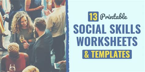 13 Printable Social Skills Worksheets And Templates