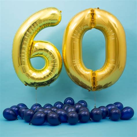 Happy 60th Birthday Balloons By Bubblegum Balloons