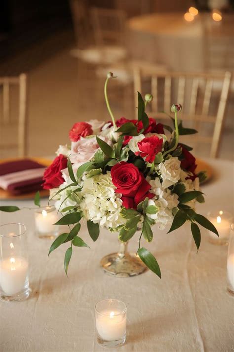 Wedding Essentials Omaha Red Roses Wedding Floral Reception
