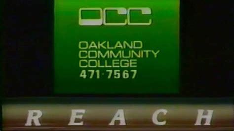 oakland community college orchard ridge k 12 enrichment commercial 1984 youtube