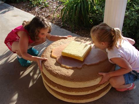 Mallory And Marissa With A Giant Pancake At The Hall Of Fame Liberal