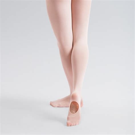 Silky Ballet Convertible Tights Theatrical Pink Felicity White School Of Dance