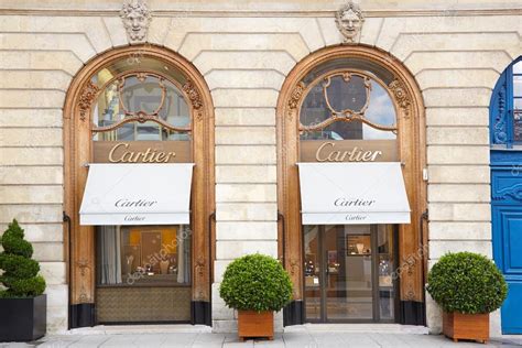 Cartier Place Vendome Cartier Shop In Place Vendome In Paris Stock