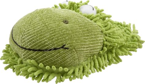 Fuzzy Friends Green Frog Slippers Uk Shoes And Bags