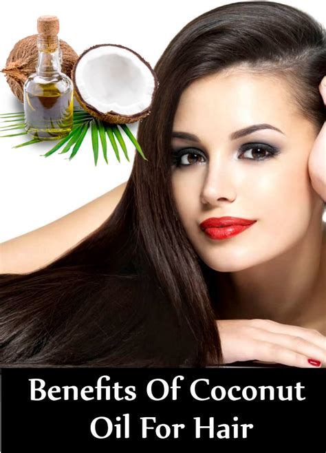 Coconut oil promotes weight loss. 6 Benefits Of Coconut Oil For Hair - Natural Home Remedies ...