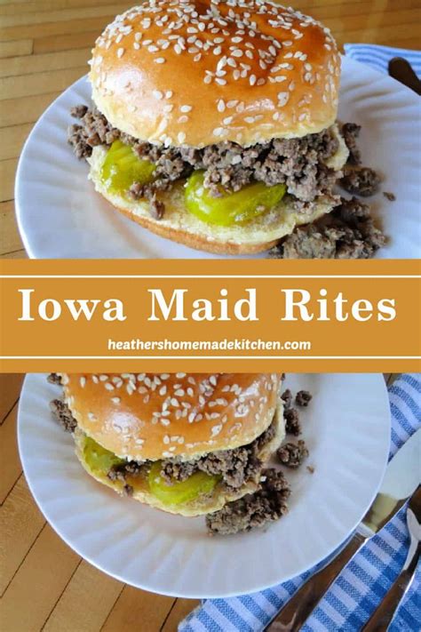 Iowa Maid Rites Recipe Loose Meat Sandwiches Recipes Maid Rite