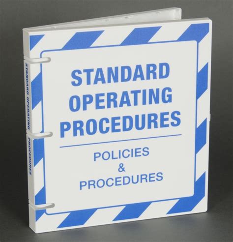 standard operating procedures binder 1 amzn to 1scwrf2 sop supplies policies main