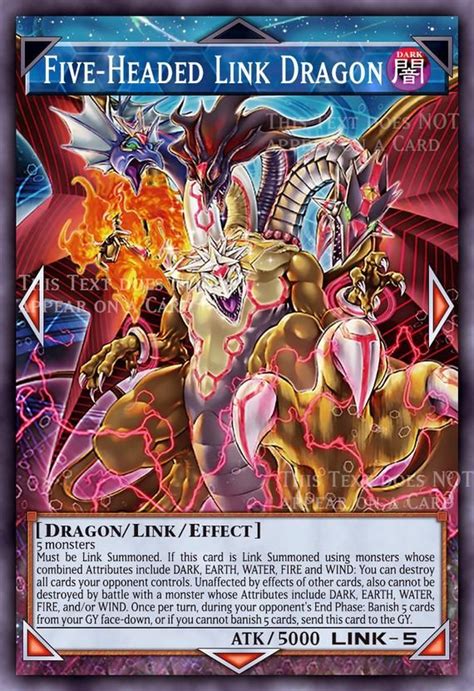 They were made in japan and only released in japan, and could be obtained through putting money in a card machine. Five-Headed Link Dragon YUGIOH orica SECRET RARE proxy ...