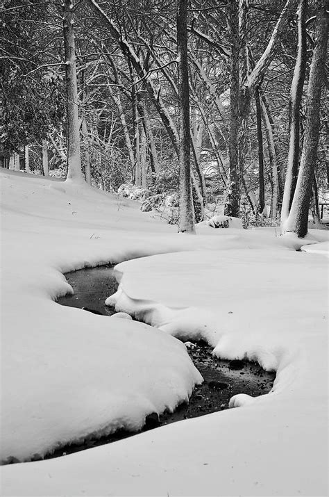 Snowy Stream Photograph By Jeff Rose
