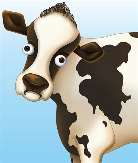 The Confused Cow On Behance