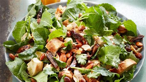 Roast Chicken Salad With Dates And Almonds Nz Herald