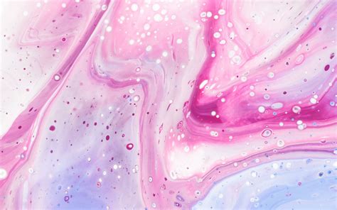 Download Wallpaper 3840x2400 Paint Stains Bubbles Mixing Liquid