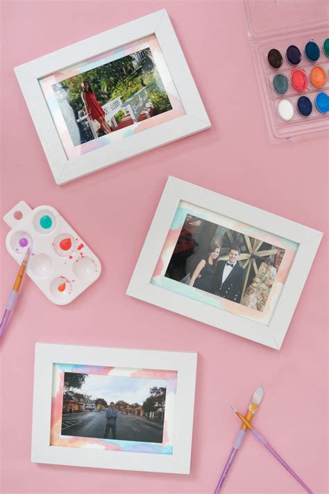 Raspberry pi digital photo frame project. Wall Art: DIY Watercolor Photo Mats | Club Crafted
