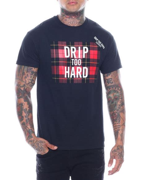 Buy Drip Too Hard Plaid Tee Mens Shirts From Buyers Picks Find Buyers