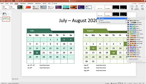 25 Best Powerpoint Calendar Template Ppt Designs For 2021