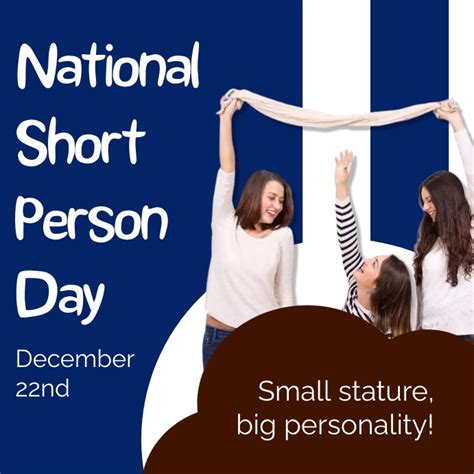 National Short Person Day Template Postermywall