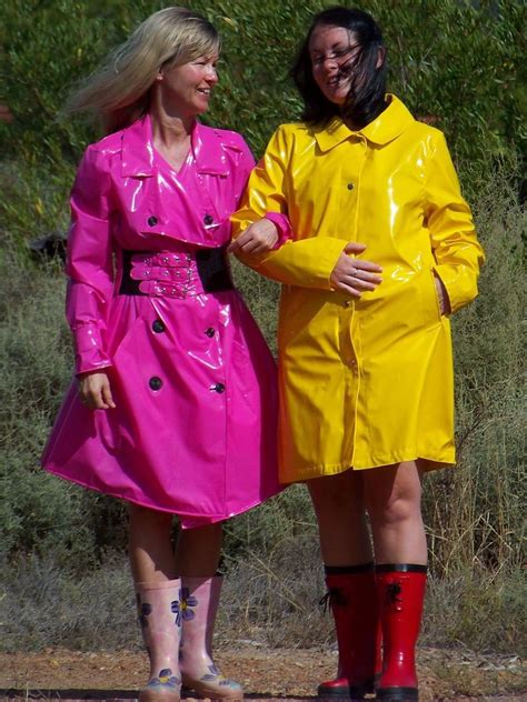 rainwear girl adele girls wear women wear mantel cape imper pvc rain suit lesbian girl
