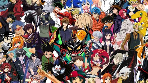 Free Download Anime Crossover Poster Hd Wallpaper Download 3840x1200