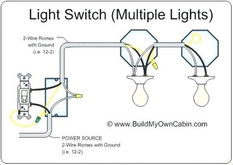 Wiring Diagram For 2 Lights And 2 Switches Two Way Light Switch Diagram