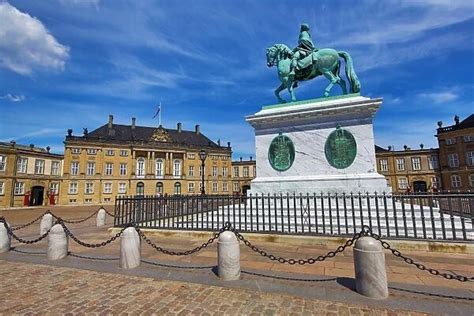 Statue Of King Frederik V At The Amalienborg Palace In 12187238