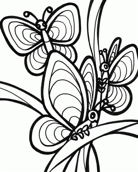 It's butterfly season on this fun coloring sheet. Beautiful Butterfly Coloring Page - Coloring Home