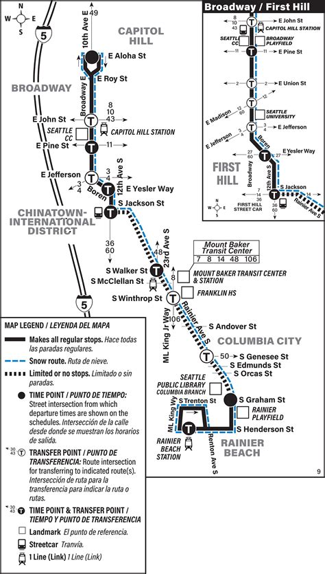 Schedules and maps - King County, Washington