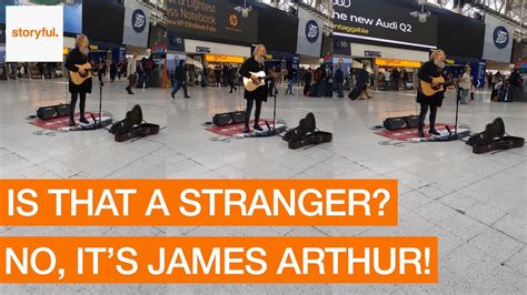 James Arthur Busks Undercover In Waterloo Station Storyful Crazy