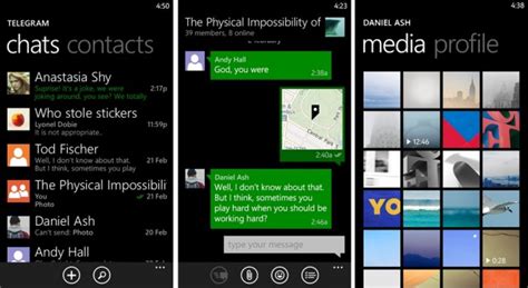 Telegram Messenger For Windows Phone Now Available