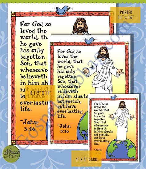 Imanea a god vamua ke dothovia puala na maramagna. Scripture Poster: John 3:16 | GGB Store - Gospel Grab Bag