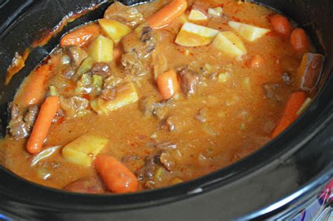 Do not let the pot reach a full boil or the meat will get tough. Beef Stew Made With Lipton Onion Soup Mix - Easy Crockpot ...