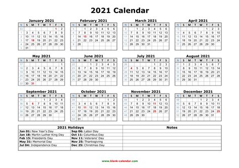 Calendars are available in pdf and microsoft word formats. 2021 Monthly Calendar With Holidays | Free Letter Templates