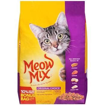 Save on 9lives® cat food. Save $1.00 off (1) Meow Mix Dry Cat Food Printable Coupon