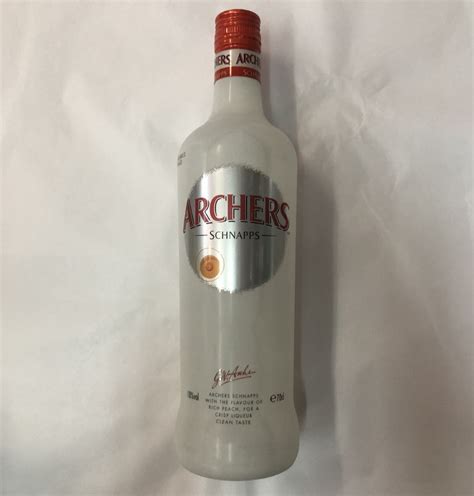 archers peach schnapps liqueur 70cl