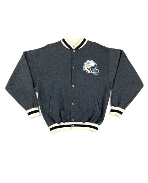 Vintage Miami Dolphins Varsity Jacket Etsy