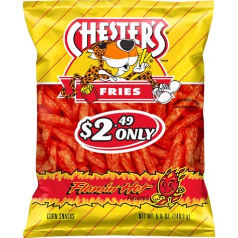 Chesters® Flamin Hot Fries® Corn Snacks 525 Oz Kroger