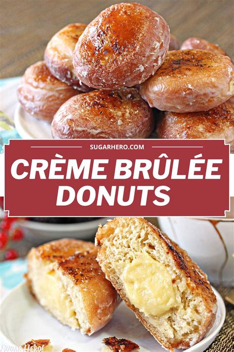 Crème Brûlée Donuts Sugarhero
