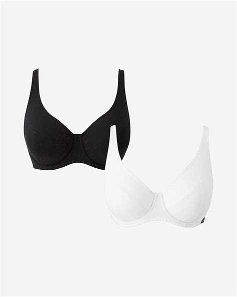 slimma 2 pack cotton full cup bras ambrose wilson