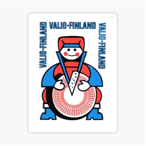 Vintage Travel Decal Valio Finland Sticker For Sale By Kustom Redbubble