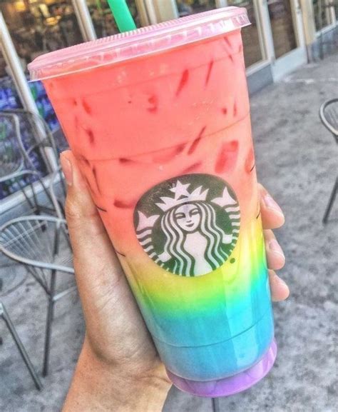 🌈 Rainbow Icee Secret Starbucks Drinks Starbucks Secret Menu