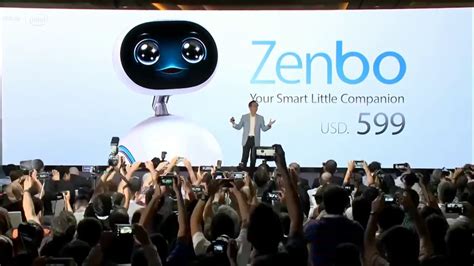 Asus Zenbo Robot Companion At Asus Zenvolution At Computex 2016 Youtube