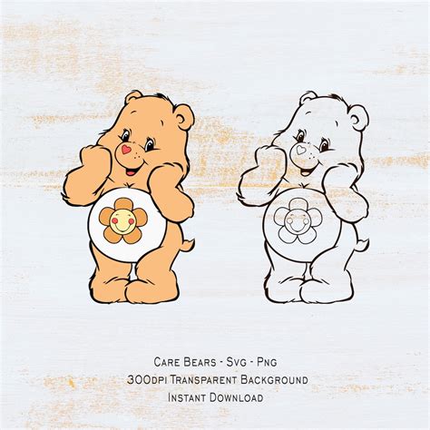 Care Bears PNG SVG Bundle Cutting files for Cricut | Etsy