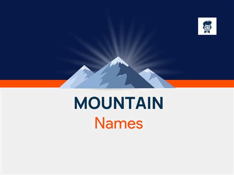 780 Best Mountain Names Creative Fantasy Brandboy