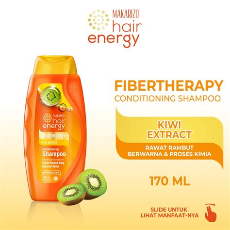 Jual Makarizo Hair Energy Fibertherapy Conditioning Shampoo Kiwi 170 ML